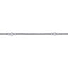 14K White Gold Diamond Tennis Bracelet - 1.3 ct