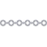 14K White Gold Diamond Tennis Bracelet - 1.5 ct