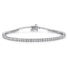 14K White Gold Diamond Tennis Bracelet - 1.95 ct
