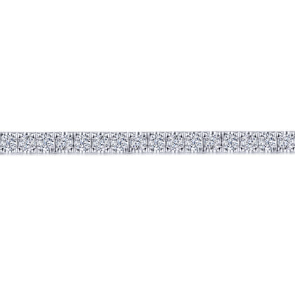 14K White Gold Diamond Tennis Bracelet