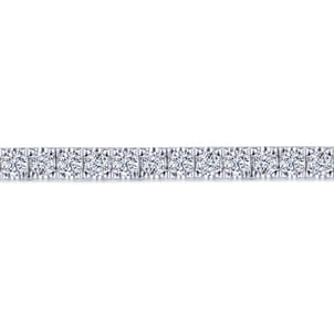14K White Gold Diamond Tennis Bracelet