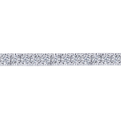 14K White Gold Diamond Tennis Bracelet