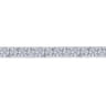 14K White Gold Diamond Tennis Bracelet - 3.7 ct