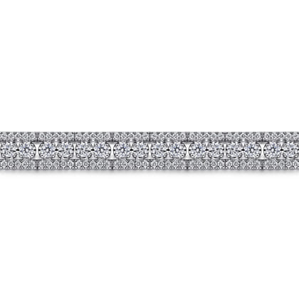 14K White Gold Diamond Tennis Bracelet