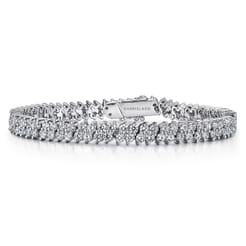 14K White Gold Diamond Tennis Bracelet