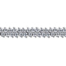 14K White Gold Diamond Tennis Bracelet - 7.2 ct
