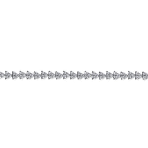 14K White Gold Diamond Tennis Bracelet