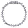 14K White Gold Diamond Tennis Bracelet - 5.05 ct