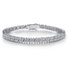 14K White Gold Diamond Tennis Bracelet - 5.05 ct