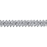 14K White Gold Diamond Tennis Bracelet - 5.05 ct