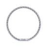 14K White Gold Diamond Tennis Bracelet - 5.05 ct