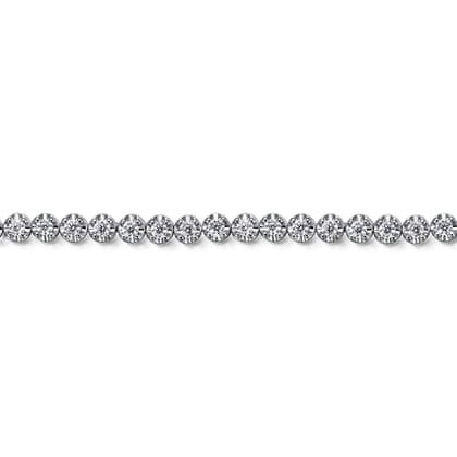 14K White Gold Diamond Tennis Bracelet