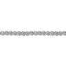 14K White Gold Diamond Tennis Bracelet - 1 ct