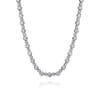 14K White Gold Diamond Tennis Necklace - 2.25 ct
