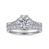 14K White Gold Diamond Wedding Band - 0.35 ct