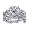 14K White Gold Diamond Wedding Band - 0.08 ct