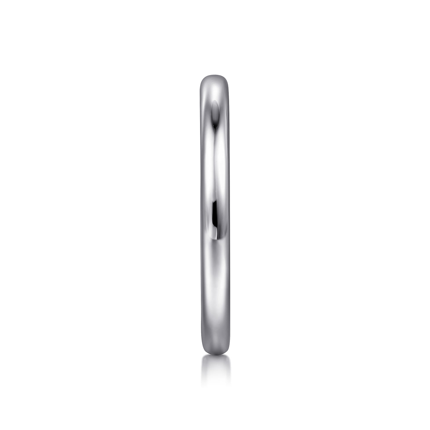 14K White Gold Diamond Wedding Band - Shot 5
