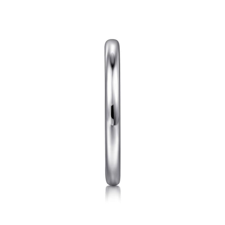 14K White Gold Diamond Wedding Band - Shot 5
