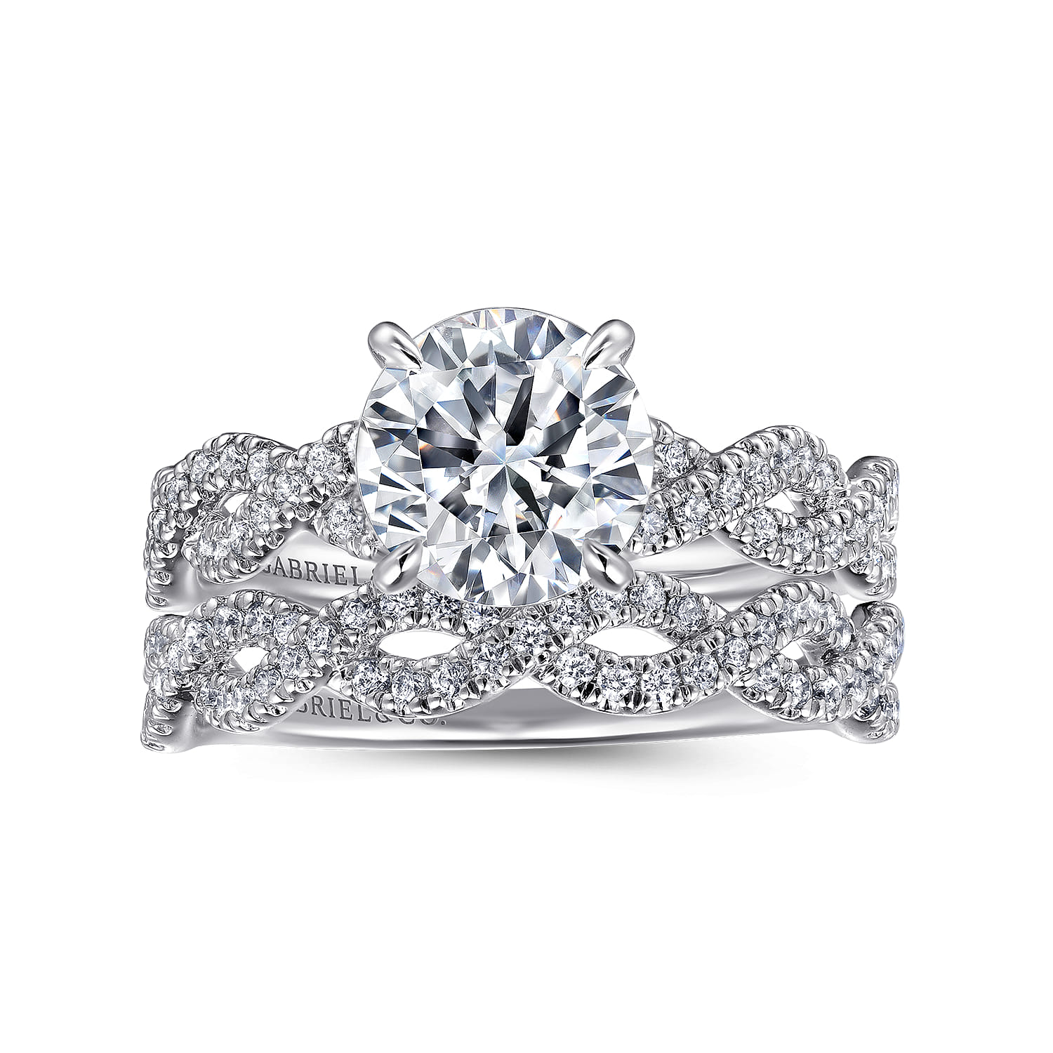 14K White Gold Diamond Wedding Band - 0.27 ct - Shot 4