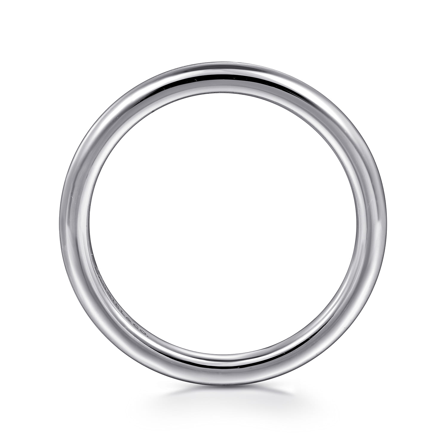 14K White Gold Diamond Wedding Band - Shot 2