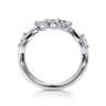 14K White Gold Diamond Wedding Band - 0.3 ct