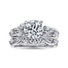 14K White Gold Diamond Wedding Band - 0.3 ct