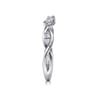14K White Gold Diamond Wedding Band - 0.3 ct