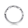 14K White Gold Diamond Wedding Band - 0.18 ct
