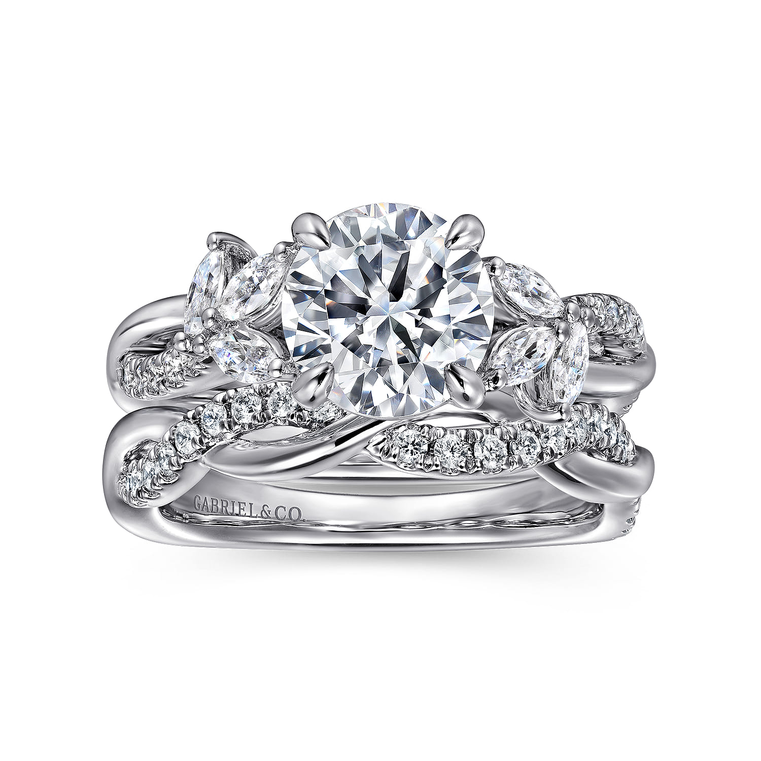 14K White Gold Diamond Wedding Band - 0.18 ct - Shot 4