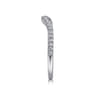 14K White Gold Diamond Wedding Band - 0.19 ct