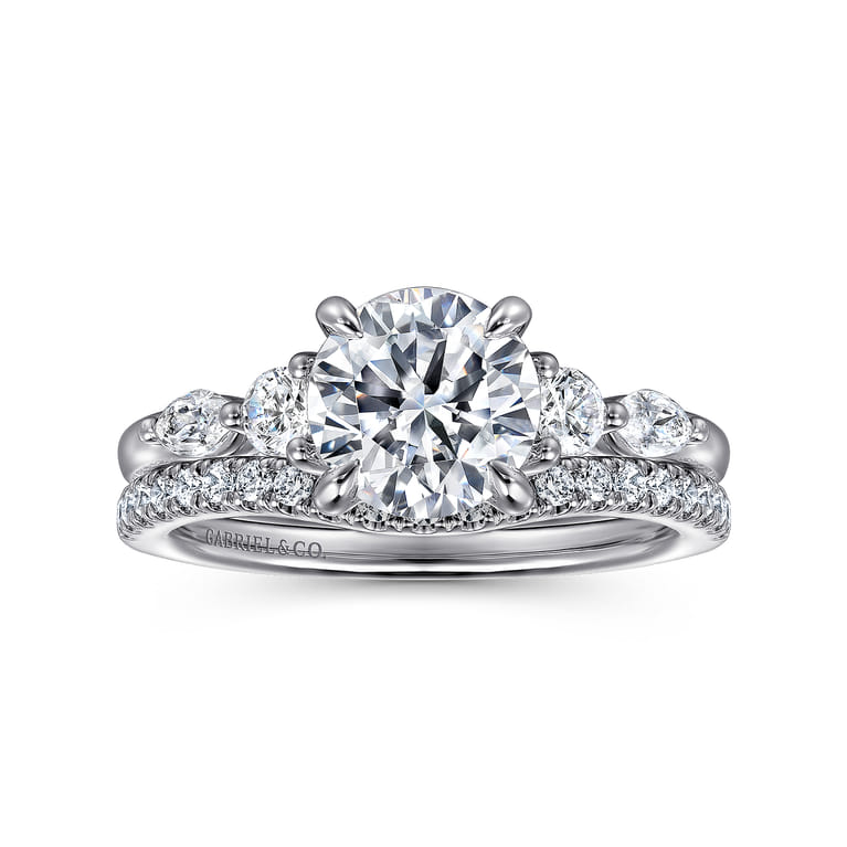 14K White Gold Diamond Wedding Band - 0.24 ct - Shot 4