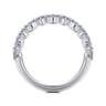 14K White Gold Diamond Wedding Band - 0.24 ct