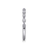 14K White Gold Diamond Wedding Band - 0.24 ct