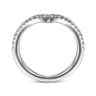 14K White Gold Diamond Wedding Band - 0.17 ct