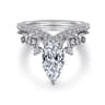 14K White Gold Diamond Wedding Band - 0.17 ct