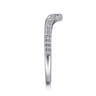 14K White Gold Diamond Wedding Band - 0.17 ct