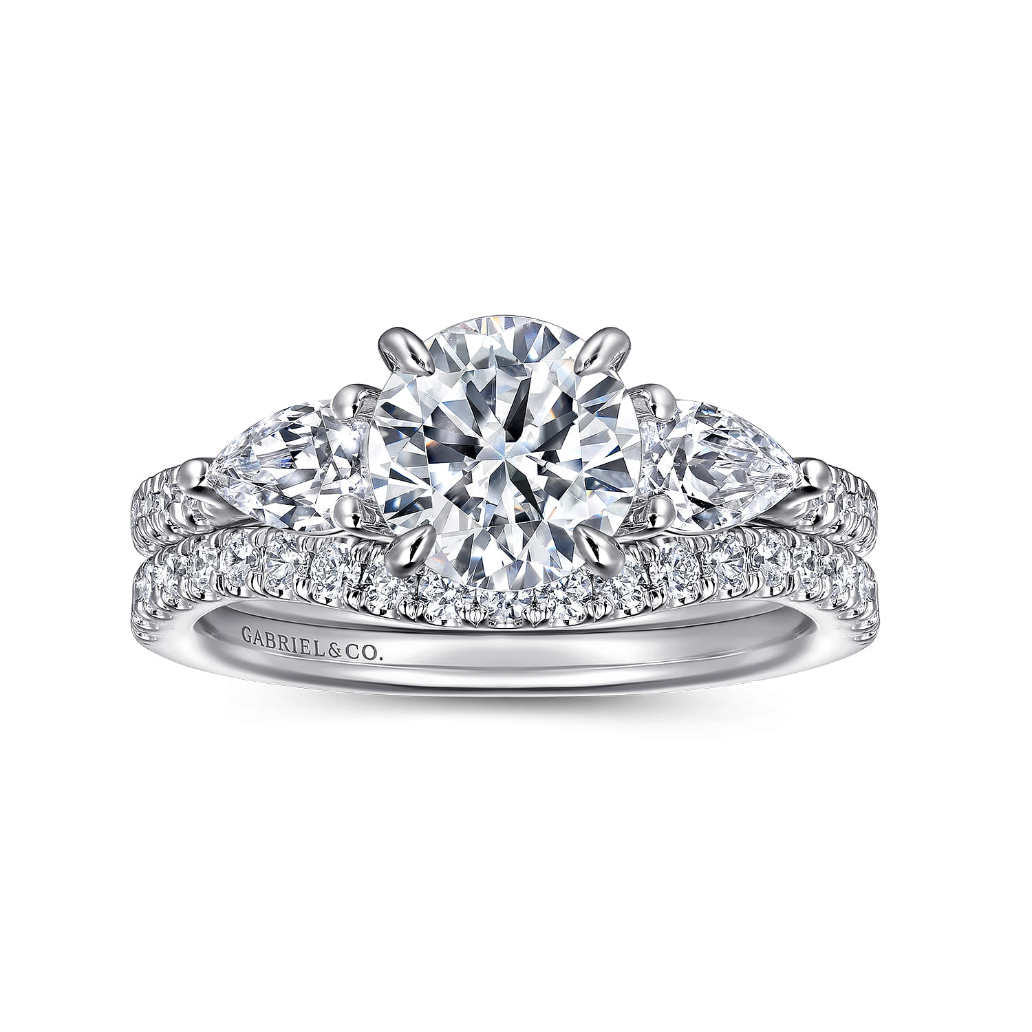 14K White Gold Diamond Wedding Band - 0.24 ct - Shot 4