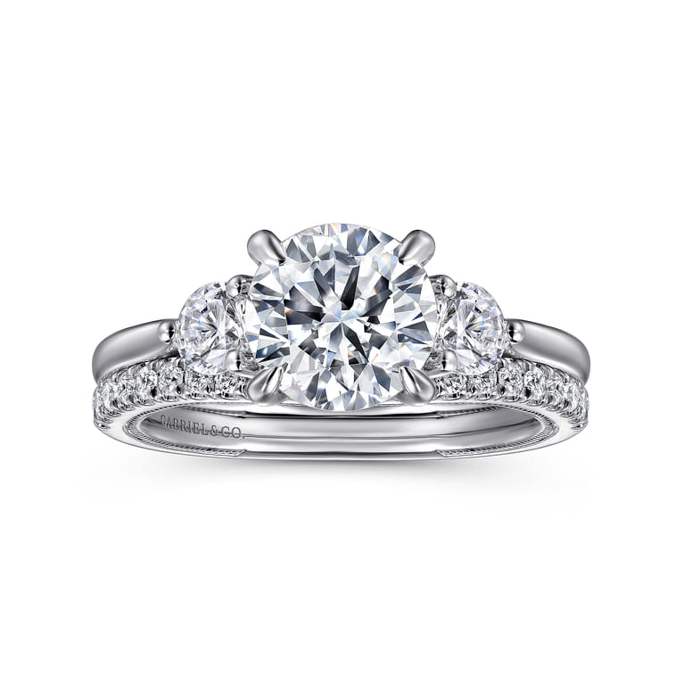 14K White Gold Diamond Wedding Band - 0.25 ct - Shot 4
