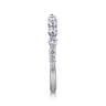 14K White Gold Diamond Wedding Band - 0.5 ct