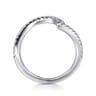 14K White Gold Diamond Wedding Band - 0.23 ct