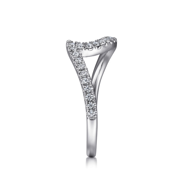 14K White Gold Diamond Wedding Band - 0.23 ct - Shot 5
