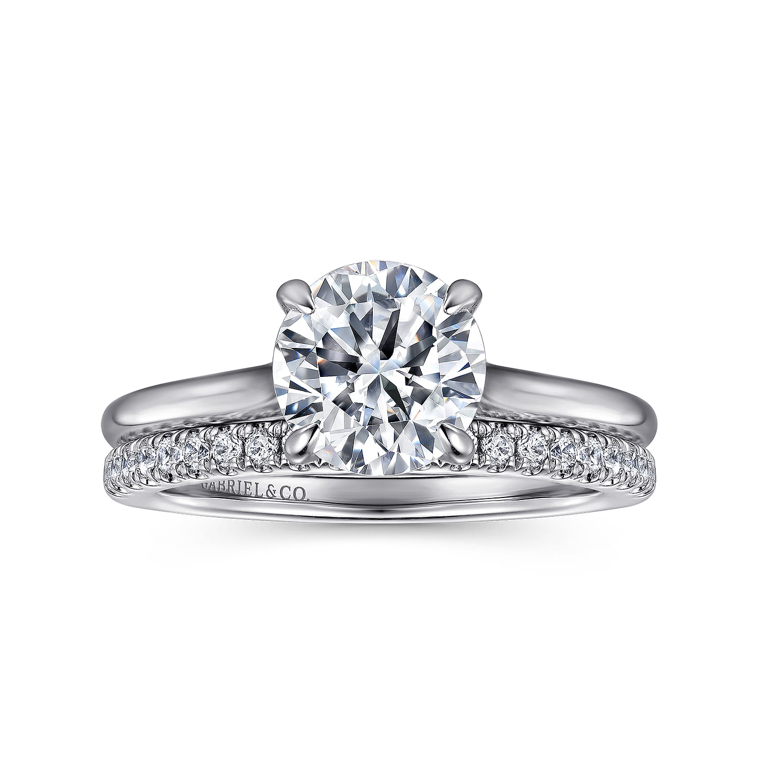 14K White Gold Diamond Wedding Band - 0.23 ct - Shot 4