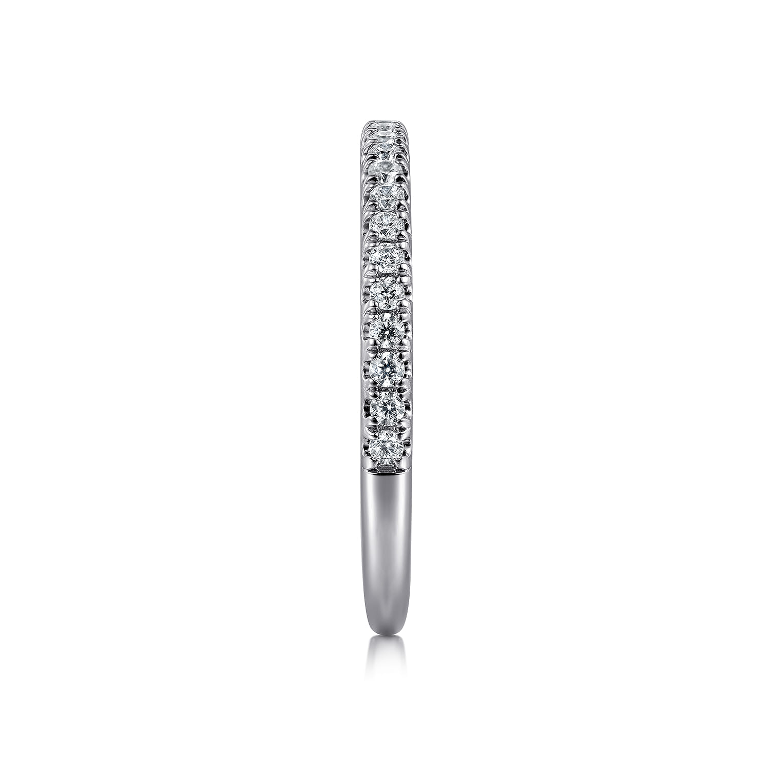 14K White Gold Diamond Wedding Band - 0.23 ct - Shot 5