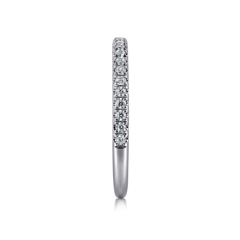14K White Gold Diamond Wedding Band - 0.23 ct - Shot 5