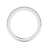 14K White Gold Diamond Wedding Band - 0.23 ct