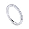 14K White Gold Diamond Wedding Band - 0.23 ct