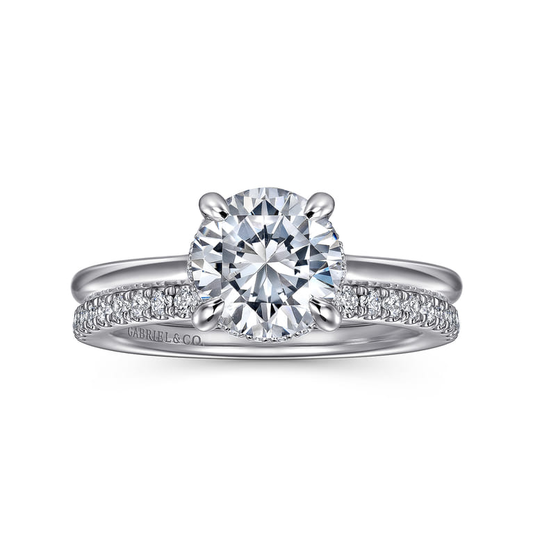 14K White Gold Diamond Wedding Band - 0.23 ct - Shot 4