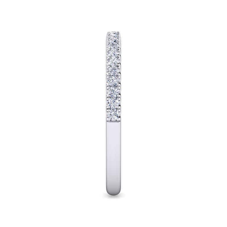 14K White Gold Diamond Wedding Band - 0.23 ct - Shot 5