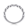 14K White Gold Diamond Wedding Band - 0.3 ct
