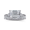 14K White Gold Diamond Wedding Band - 0.3 ct